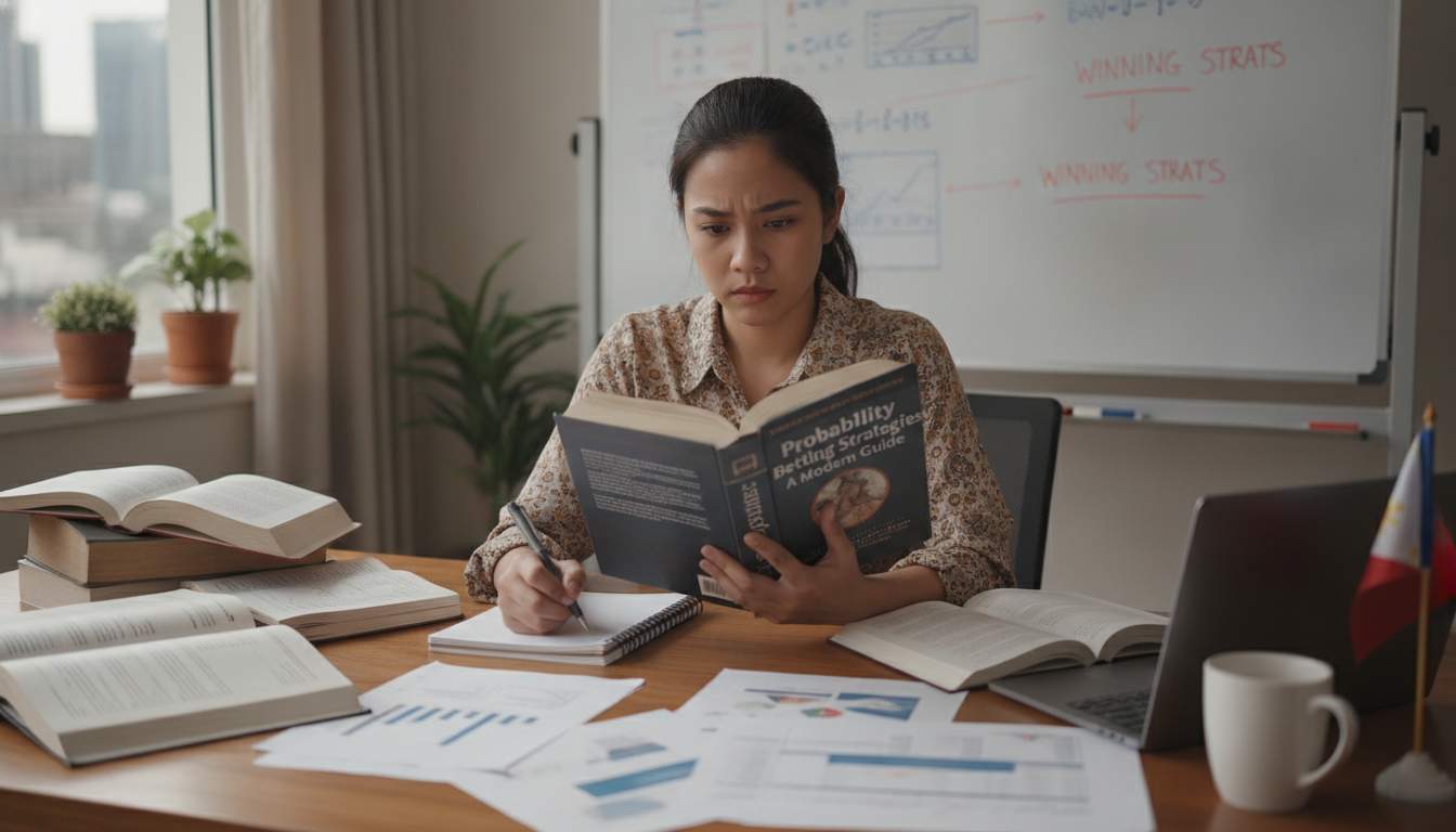 Enhance your betting skills at PISOWIN Woman learning about betting strategies