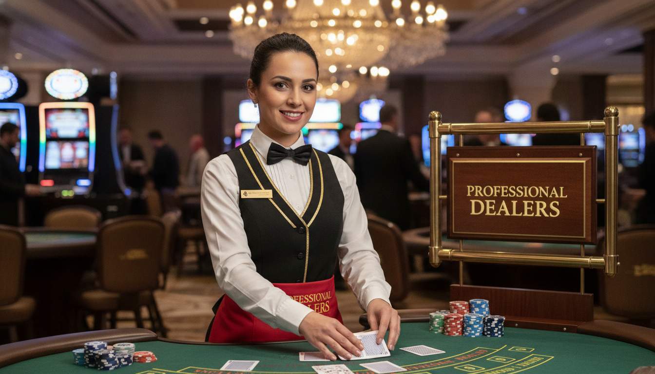 Professional Dealers Professional casino dealer